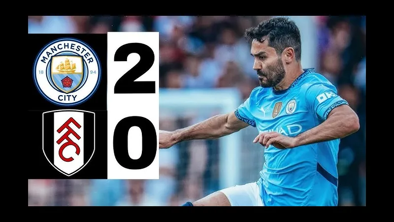 Cầu thủ Man City với sự kiên nhẫn và kỹ thuật đi bóng qua các cầu thủ Fulham